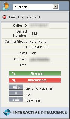 Chapter 5: Create custom call attributes You can customize the list of attributes that appear in the soft phone for inbound calls.