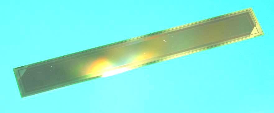 Striplet Prototype 8.5 mm Parameters p n Sensitive area (mm 2 ) 71.0x7.9 Strip length (mm) 10.5 Strip pitch (µm) 25.