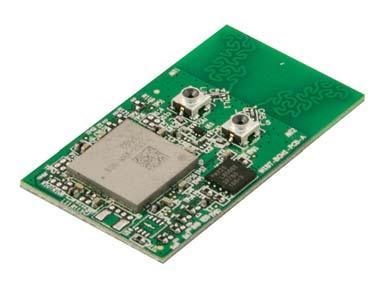 and Bluetooth/BLE module that includes a programmable ARM Cortex M4 microprocessor for running user application code.