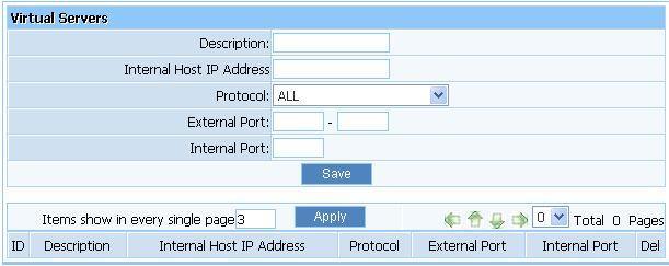 please input physical address and IP address, then click