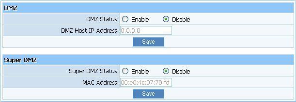 Figure 3-45 3.8.4. UPnP The UPnP function supports load Application s port forward record automatically.