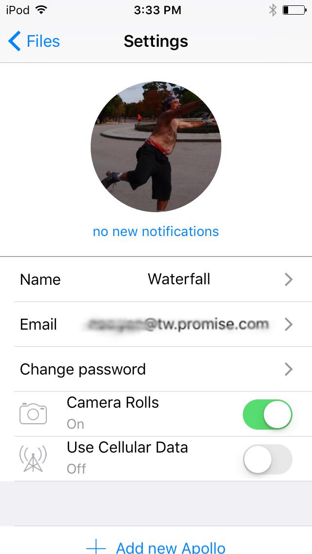 Using Camera Rolls Photos and videos can be automatically uploaded to Apollo using the Camera Rolls feature.
