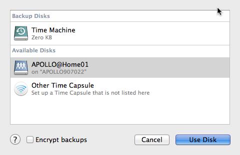 Keep in mind that Apollo account members, as well as the owner can use one, or multiple Apollo devices for Time Machine backup.