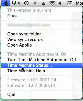 Using the Apollo for Mac Time Machine 4.