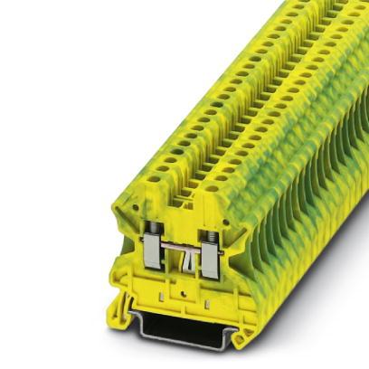 Extract from the online catalog UT 2,5-PE Order No.: 3044092 Feed-through modular terminal block, Type of connection: Screw connection, Screw connection, Cross section: - 4 mm², AWG 26-12, Width: 5.