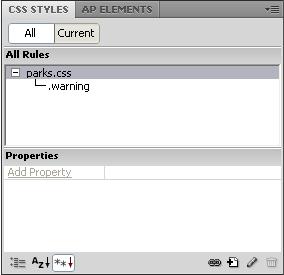 You may need to expand the style sheet to see its rules. You can attach the same style sheet to multiple documents.
