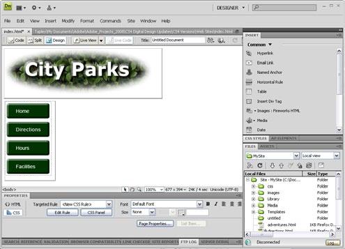 Activity 3.7 guide How to use templates You can use an Adobe Dreamweaver CS4 template document to create multiple pages with the same layout.