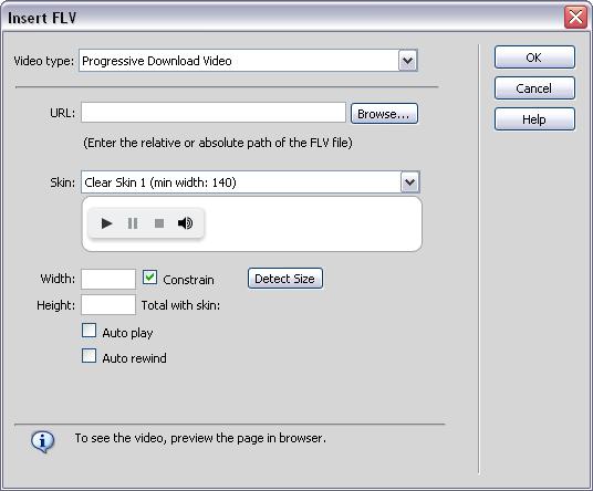 Activity 3.7 guide Adding Flash video (FLV files) Flash video plays like any other video content. When you add Flash video, Dreamweaver also inserts a set of playback controls.