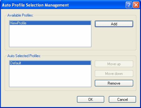 1. On the Profile Management screen (shown in Figure 3-2), click Order Profiles. 2.