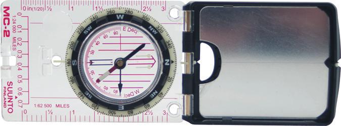 Compasses and Clinometers SUUNTO COMPASS/CLINOMETERS Compasses 802442 51-MC-2D Mirror Compass 0-360º Sighting 802510 51-KB20/360R Compass 0-360º