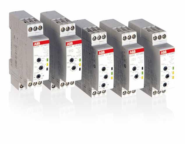 The modular CT-D range of electronic timers The CT-D range represents a link between industry and the installation types.