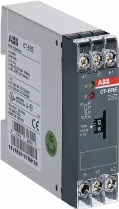 The economic range: The CT-E range offers a wide range of single-function timers with a very good price/performance ratio in the well-known ABB quality.
