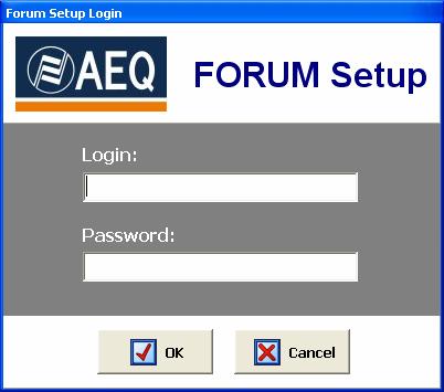 4. CONFIGURATION SOFTWARE The AEQ FORUM is ready for use once the mixer inputs and outputs have been properly connected.