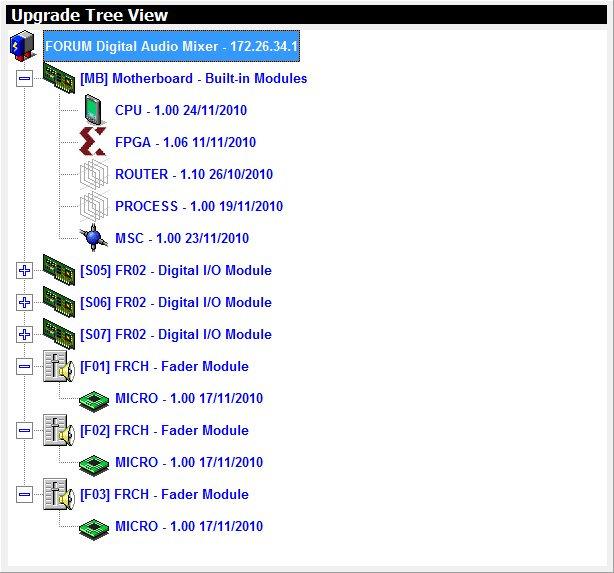 TREE VIEW Selecting any of the modules through right-clicking the mouse and
