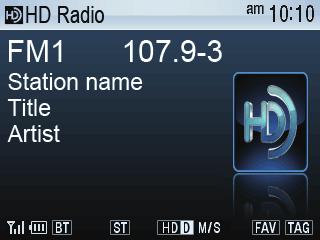 HD Radio Tuner Control (Optional) SRC Basic Operation Selecting HD Radio source Press the [SRC] button. Turn the [Volume] knob and press it when the Select the HD RADIO display.