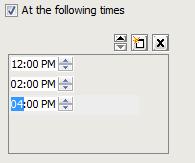 6.10.2 Creating a Schedule 1 Select an element in the Definition Navigator pane. 2 In the right pane, click the Schedule icon. 3 Click (Create a New Schedule).