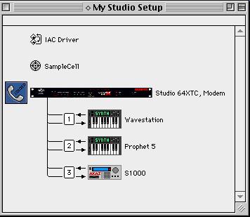 To edit the IAC driver s name: 1 Double-click the OMS Setup application. 2 In the Studio Setup window, double-click the IAC driver.