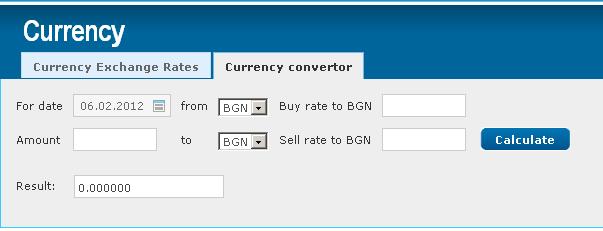 2 Currency Converter Converts currencies according to the BNB fixed rate.