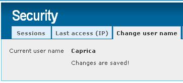 3 Change Username You can change your username from