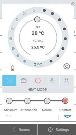 Heating circuit functions The heating circuit monitors the temperature by means of a selected sensor in the room.