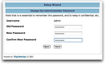 Configuring DigiDelivery with the Setup Wizard The Setup Wizard guides you through all essential steps to create your administration account, enter network settings, and update your system software.