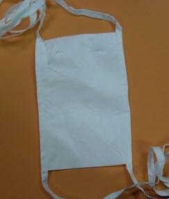 pouch w/snap, tie around the 1 / ea or 50 / case neck or waist Tyvek Tyvek