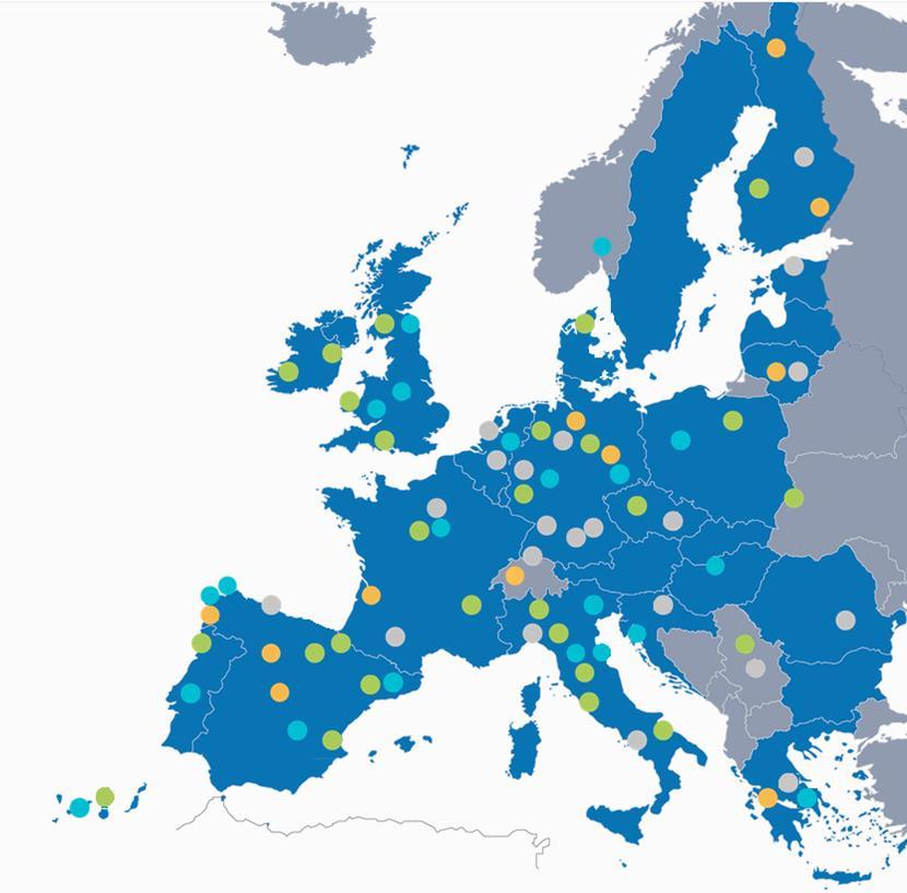 support activities Innovative Cross-border experiments 140M of EU