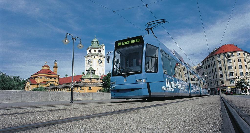 Success Story Public Transport MVG Verkehrsgesellschaft München STARTING POINT Munich s bus & tram system should be equipped with an on-board information system providing real-time passenger