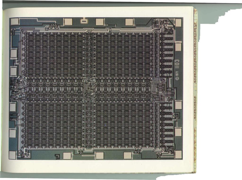 2/17/16 First 1,024 Bit Memory Chip -- 1970 Intel Corporation DRAM 1970