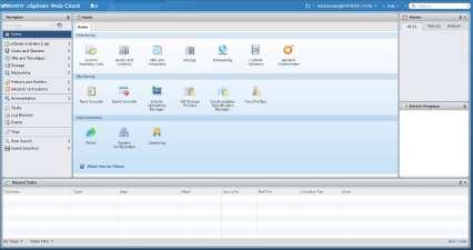 4.7 How to use ISM Plug-in 4.7.1 Start vsphere Web Client from your device.