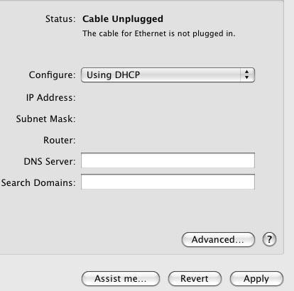 2-2-5 Mac OS X IP Address Setup Go to your system preferences, go to network.
