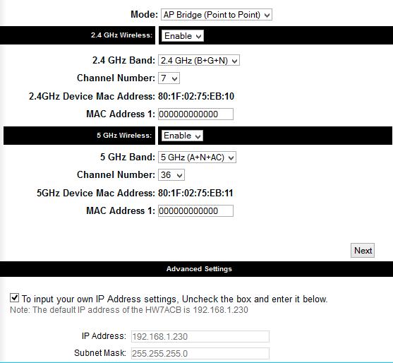 1 2 3 3 4 5 5 1 2 4 5 7 6 Band (2): Please select the wireless band you wish to use. By selecting different band setting, you ll be able to allow or deny the wireless client of a certain band. 2.4GHz Band If you select 2.