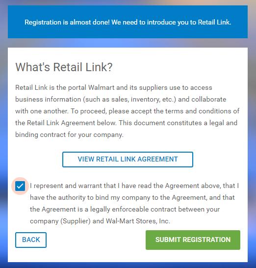 Registration 6 If you accept the agreement, select the checkbox Click You cannot proceed forward unless the checkbox is selected Only when you