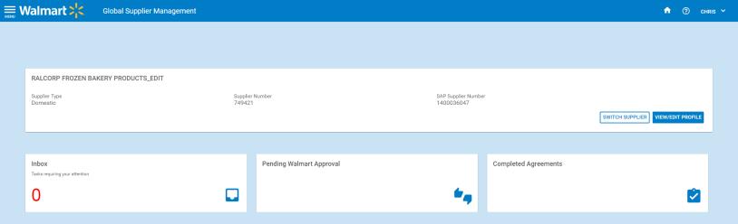 Accessing Agreements Below are the steps to access an agreement from the Completed Agreements tile: 1 From your Global