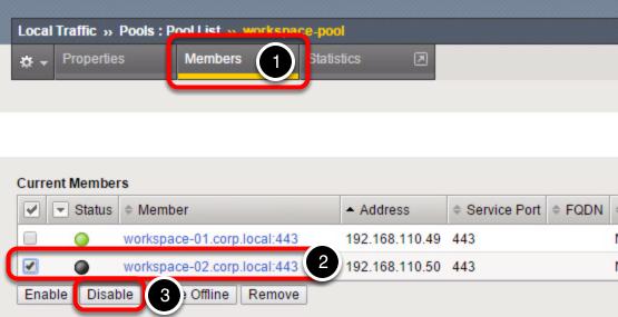 (2) Once in the Pool List, click on the "workspace-pool" (or whatever you named the pool when it was created) link to browse the contents of the pool.
