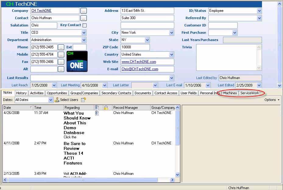 113. End User Functions Home > End User Functions > Using Designer Tabs Using Designer Tabs TopLine Designer Custom Table data is displayed as a tab under the Contact, Company or