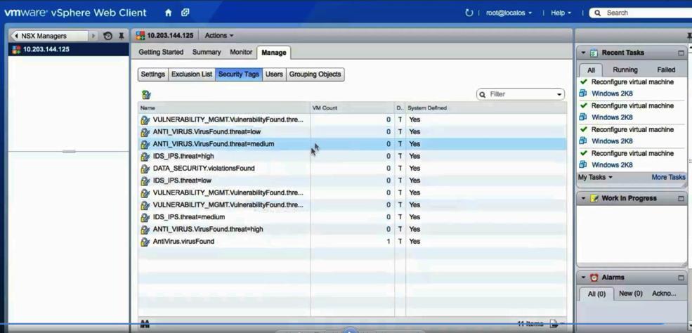 security event viewing in vsphere
