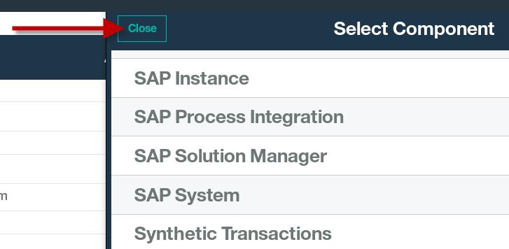 7. Click Add to associate the synthetic transaction with the application. 8. Click Back to return to the Select Component window. 9.