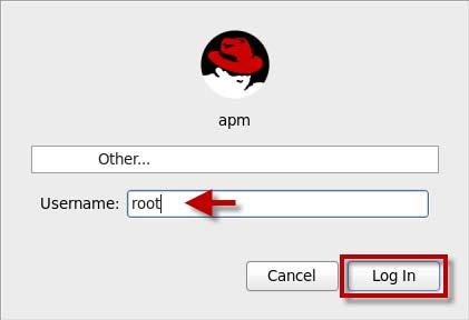 Click Other on the initial login dialog. 2.