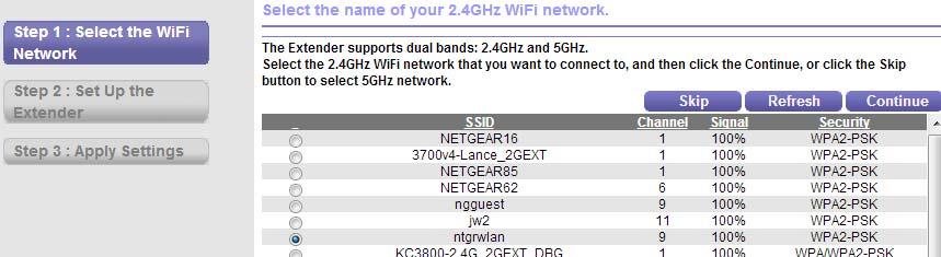 Note: If you are not automatically directed to NETGEAR genie, launch a web browser and enter www.mywifiext.net in the address field.