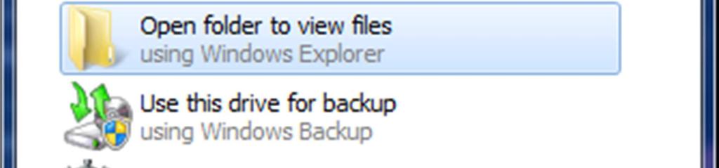Locate Removable Disk inside the (My) Computer folder