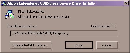 To install the driver manually, plug the VB300 into an available USB port on the PC.