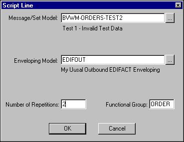 Editing an Existing Script We now want to add the invalid message to our script. This will give us one EDI file containing multiple messages. 1. Choose File Open. The Open Model dialog box appears. 2.