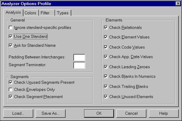 Changing Analysis Options 1. Click Options Analyzer Profile. The Analyzer Profile dialog box appears. On the Analysis tab, select the Use One Standard check box in the General area.