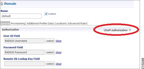 Create a Default Domain Step 4 Step 5 For the Default domain, select the Is Default option.