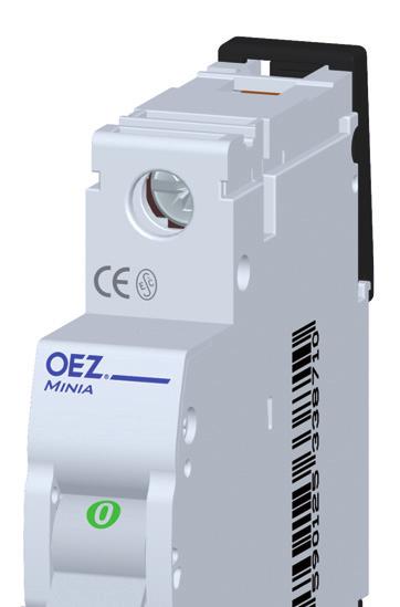 MINIATURE CIRCUIT BREAKERS LPN UP TO 3 A (0 ka) Description Contact state signalling is given by the position of the control lever Holder position down up State OFF ON