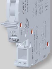 AUXILIARY AND RELATIVE SWITCHES Auxiliary and relative switches PS-LP Accessories to: LPE, LPN, APN Auxiliary and relative switches are designed for signalling the position of the main contacts of