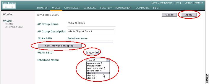 Advanced Deployment Concepts Figure 74 AP Groups Configuration Now you need to assign access points the AP