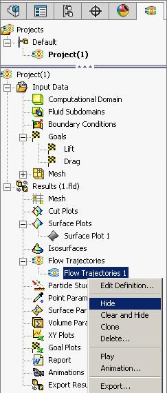 H. Flow Trajectories. Step 1. Click Right on the Standard Views toolbar. (Ctrl-4) Step 2.