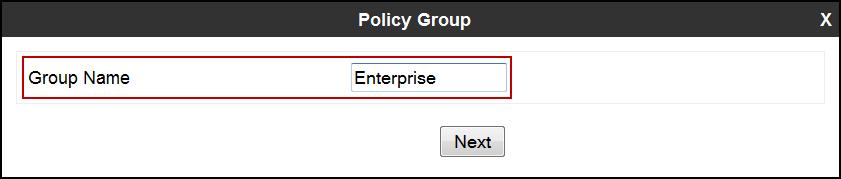 7.3.2. End Point Policy Groups End Point Policy Groups are associations of different sets of rules (Media, Signaling, Security, etc.